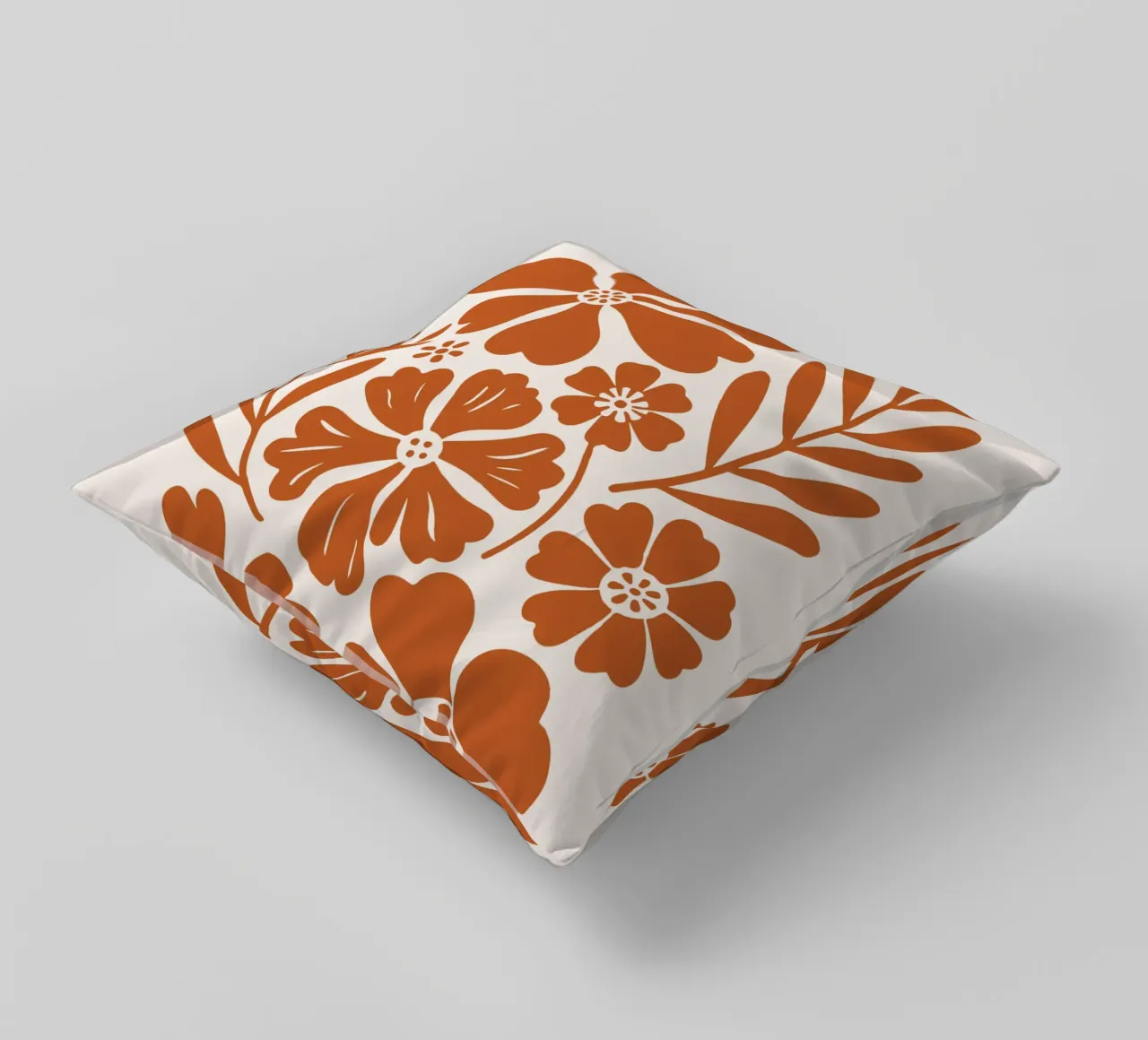 boho abstract flowers cuscino da LisaArtes
