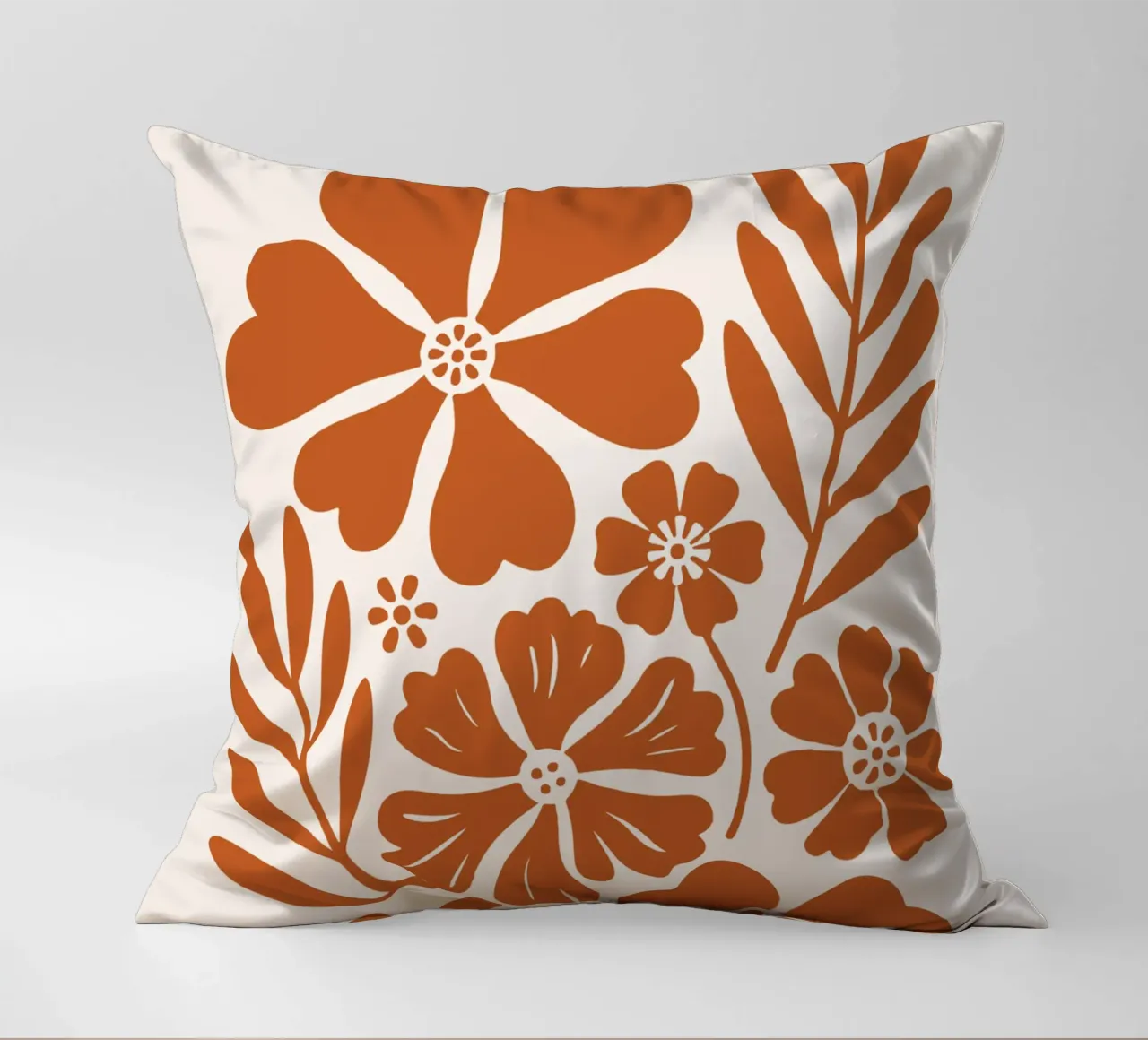 boho abstract flowers cuscino da LisaArtes