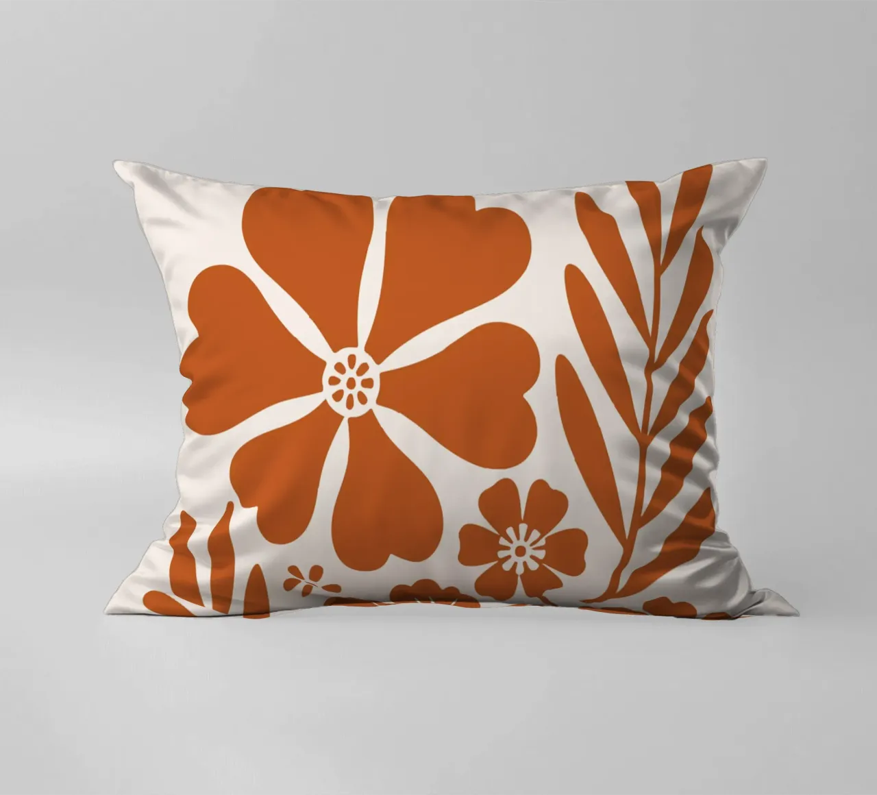 boho abstract flowers cuscino da LisaArtes