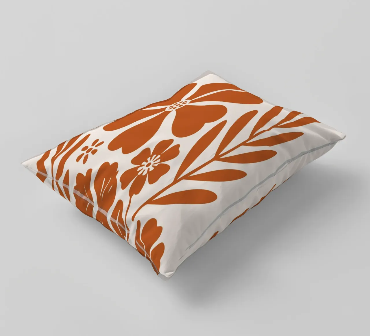 boho abstract flowers cuscino da LisaArtes
