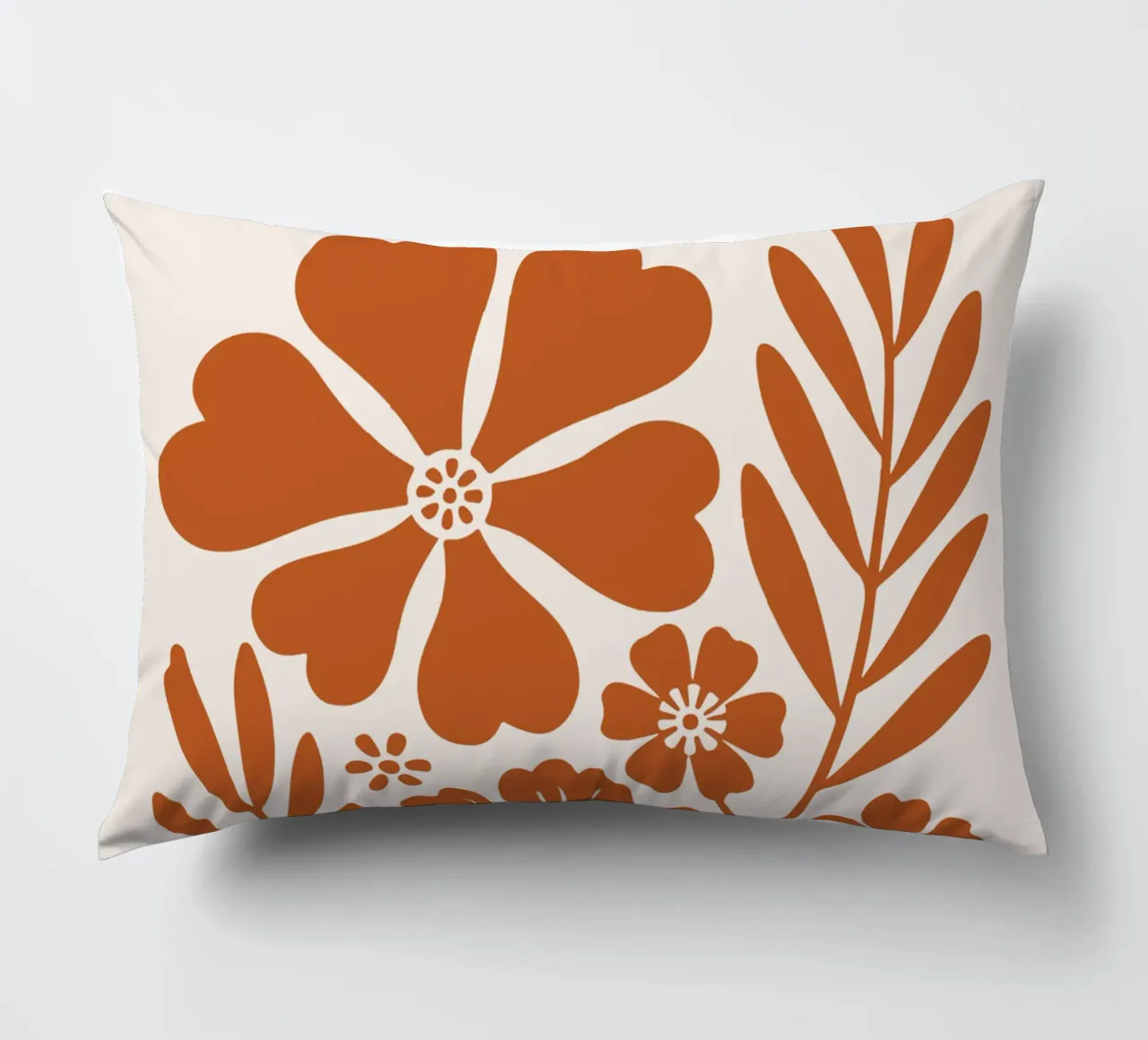 boho abstract flowers cuscino da LisaArtes