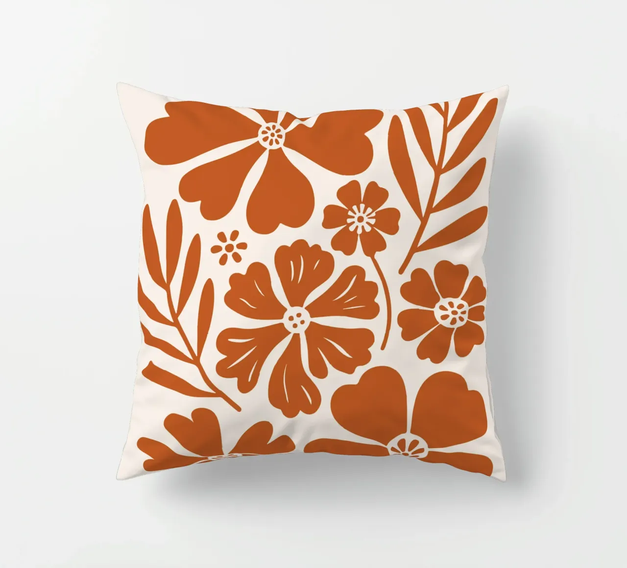 boho abstract flowers cuscino da LisaArtes