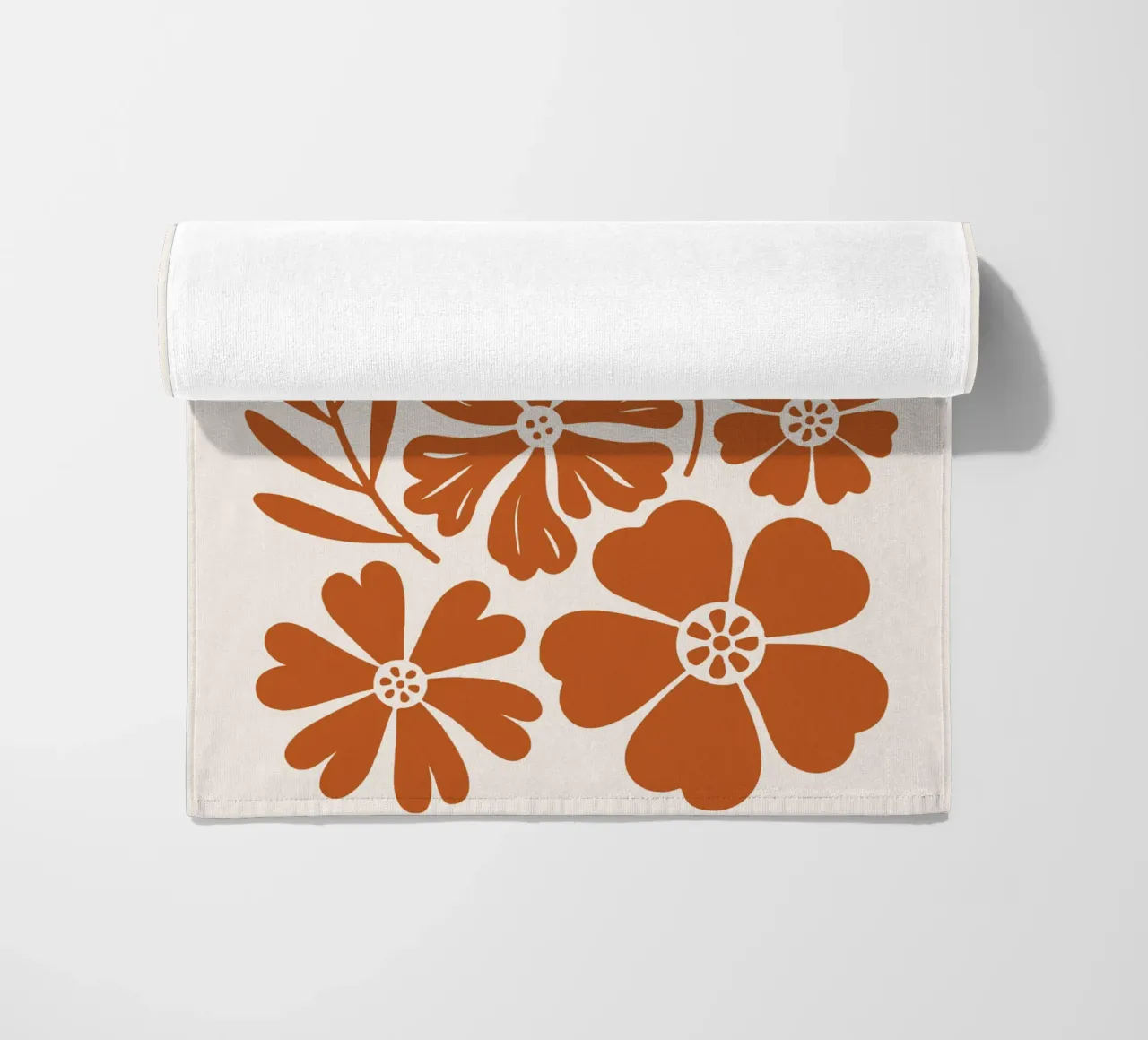 boho abstract flowers telo mare da LisaArtes