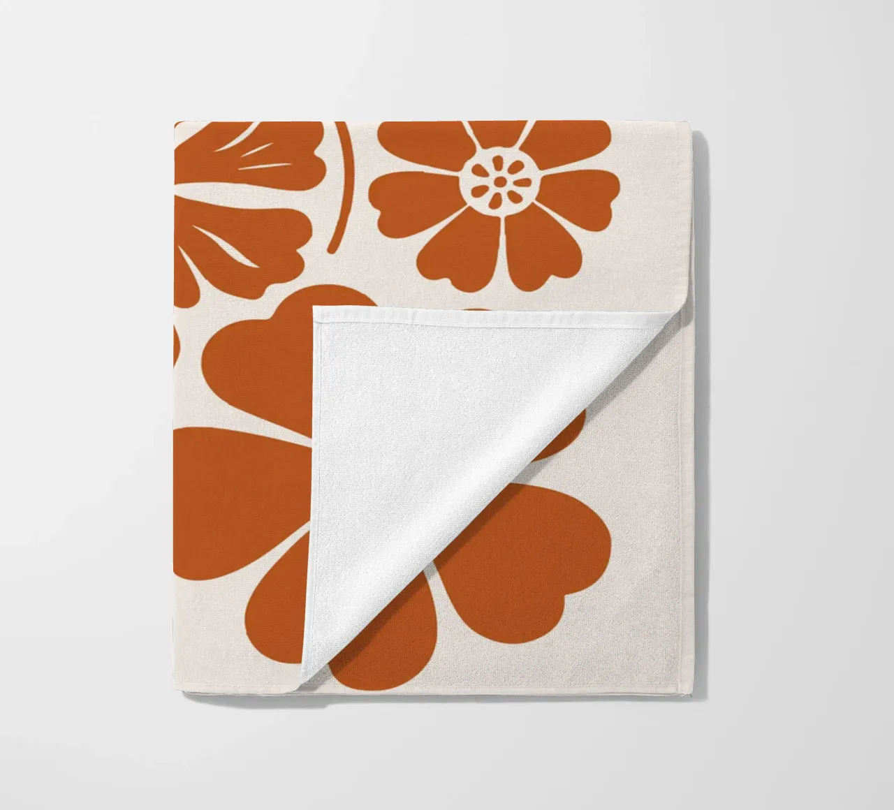 boho abstract flowers telo mare da LisaArtes