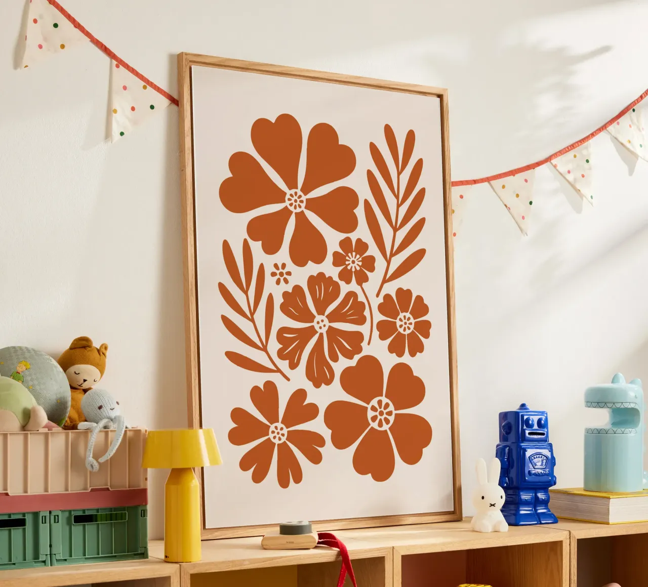 boho abstract flowers plexiglass da LisaArtes