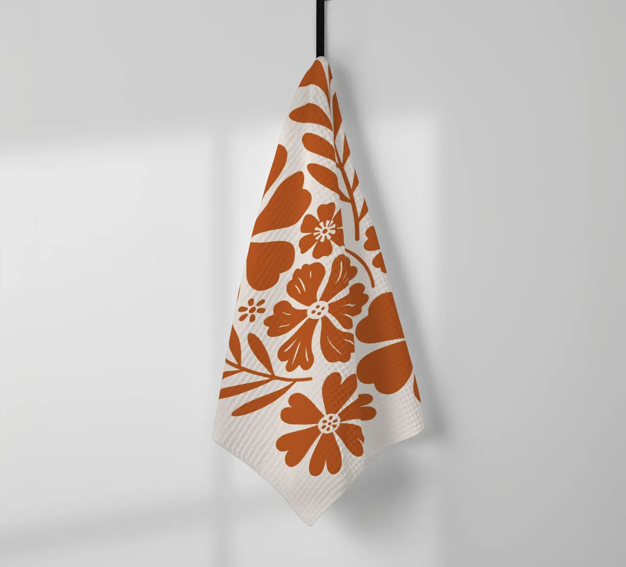 boho abstract flowers canovaccio da cucina da LisaArtes