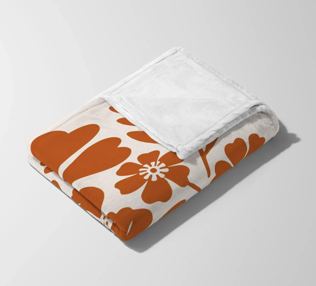 boho abstract flowers coperta in pile da LisaArtes