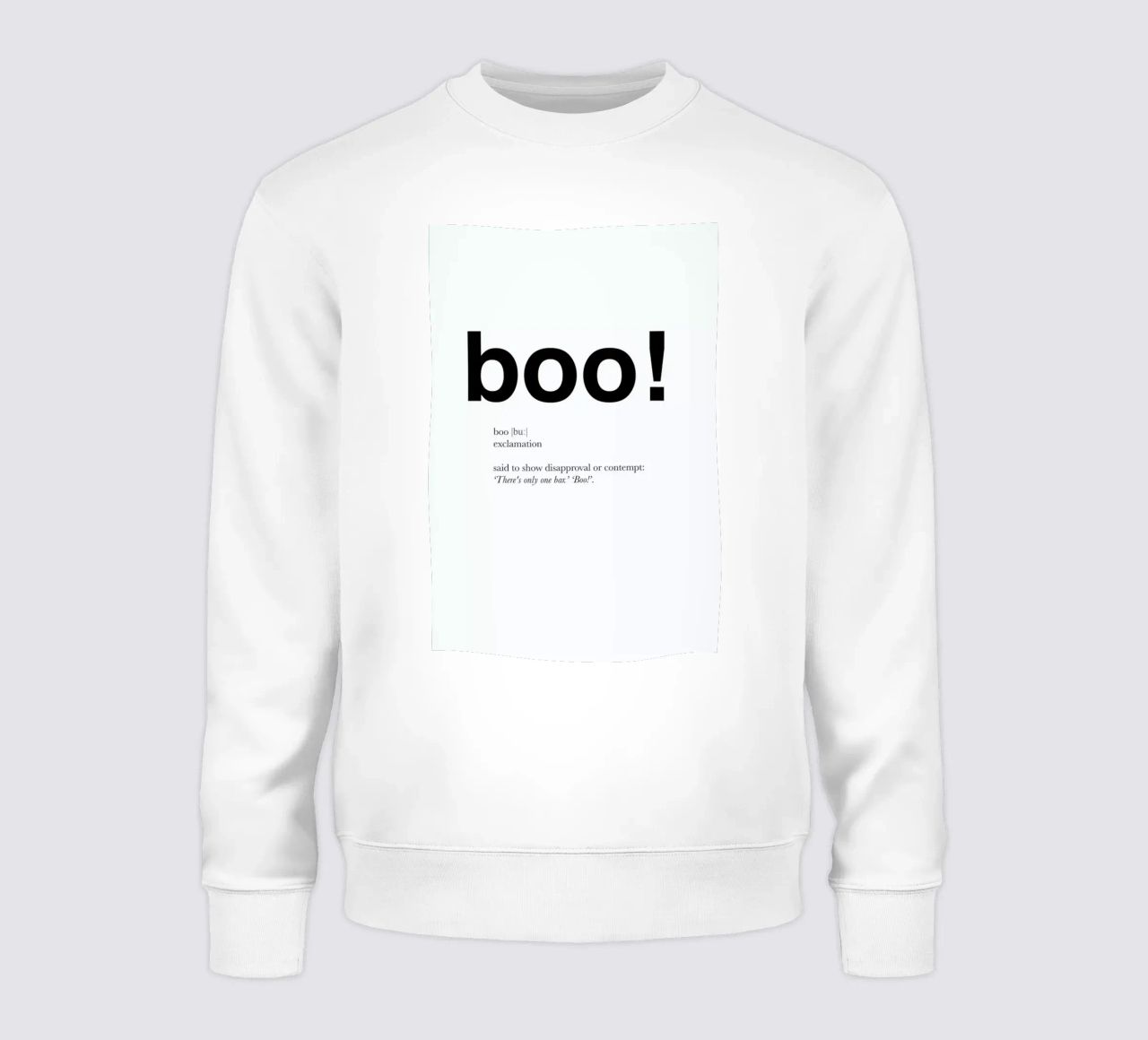 The boo interjection felpa da Matěj Kašpar Jirásek