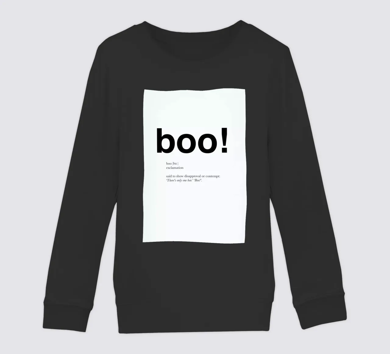 The boo interjection felpa bambino da Matěj Kašpar Jirásek