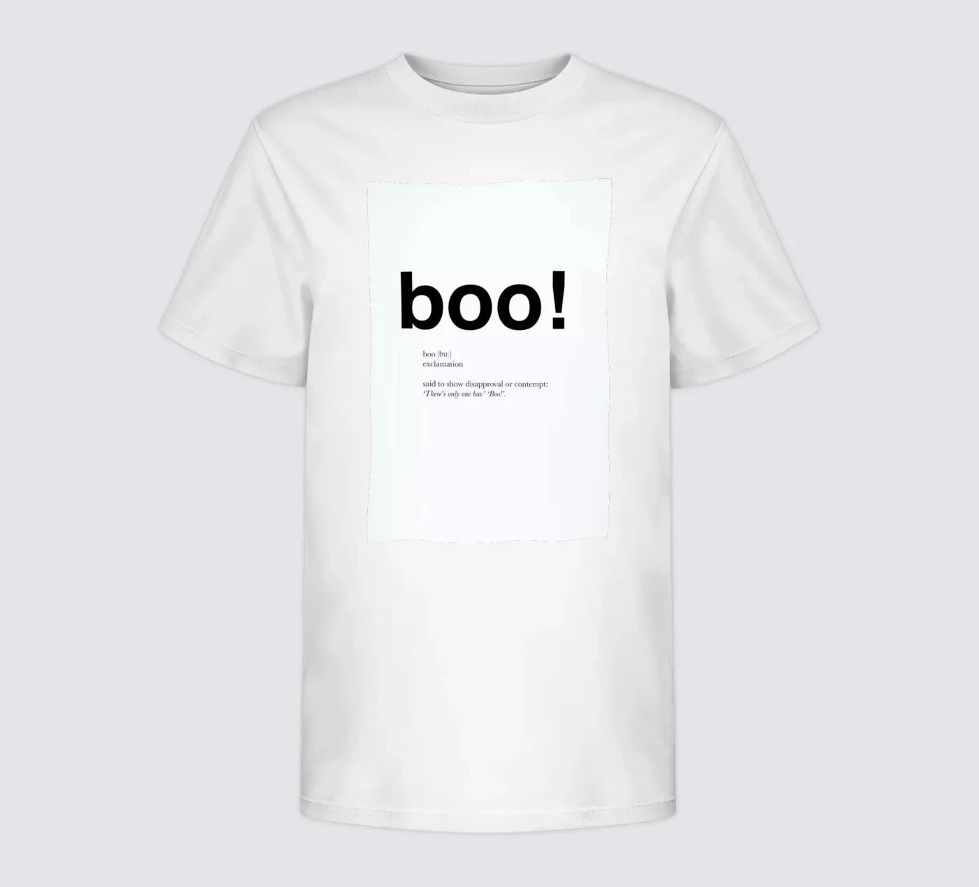 The boo interjection t-shirt bambini da Matěj Kašpar Jirásek