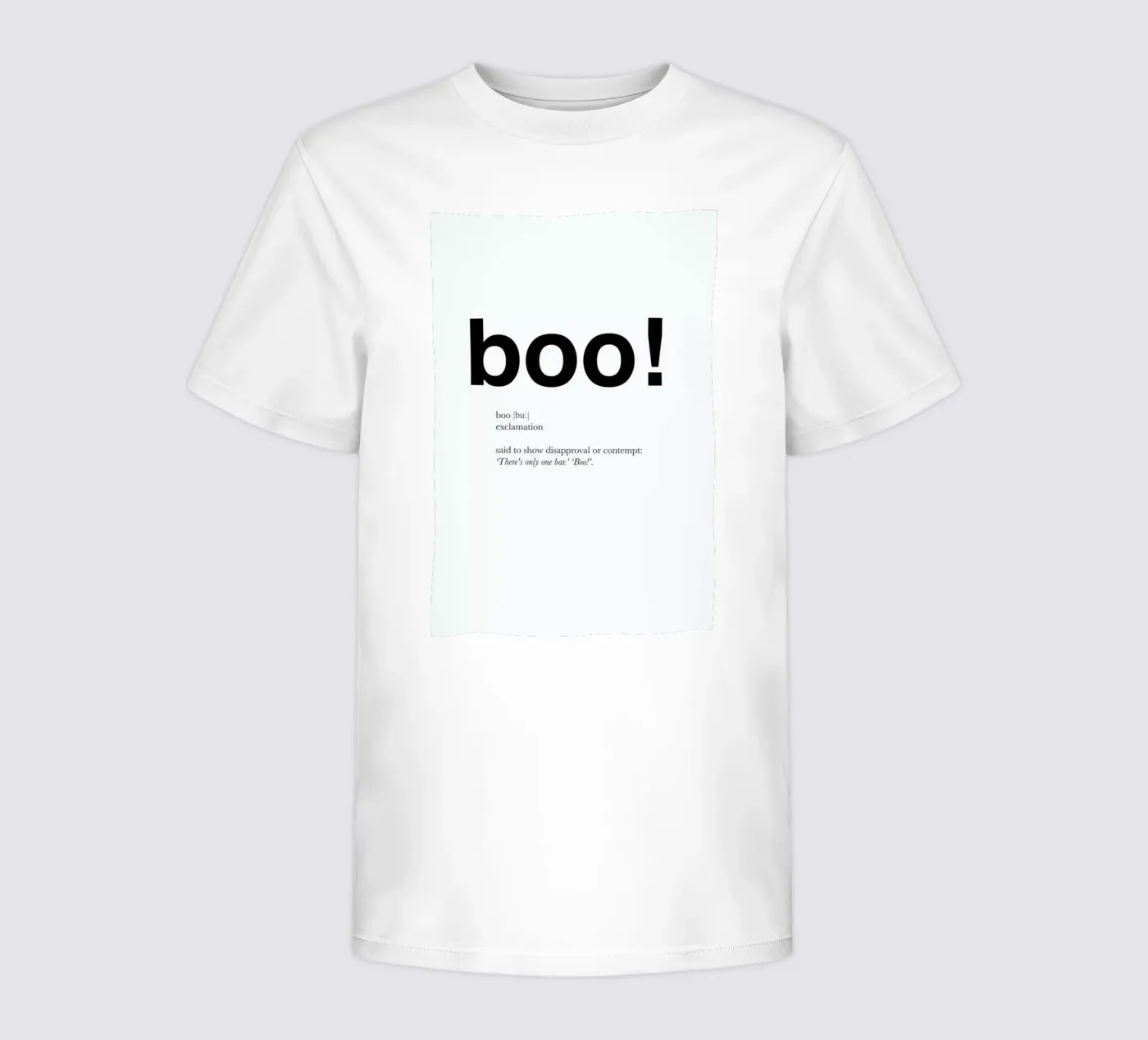 The boo interjection t-shirt bambini da Matěj Kašpar Jirásek