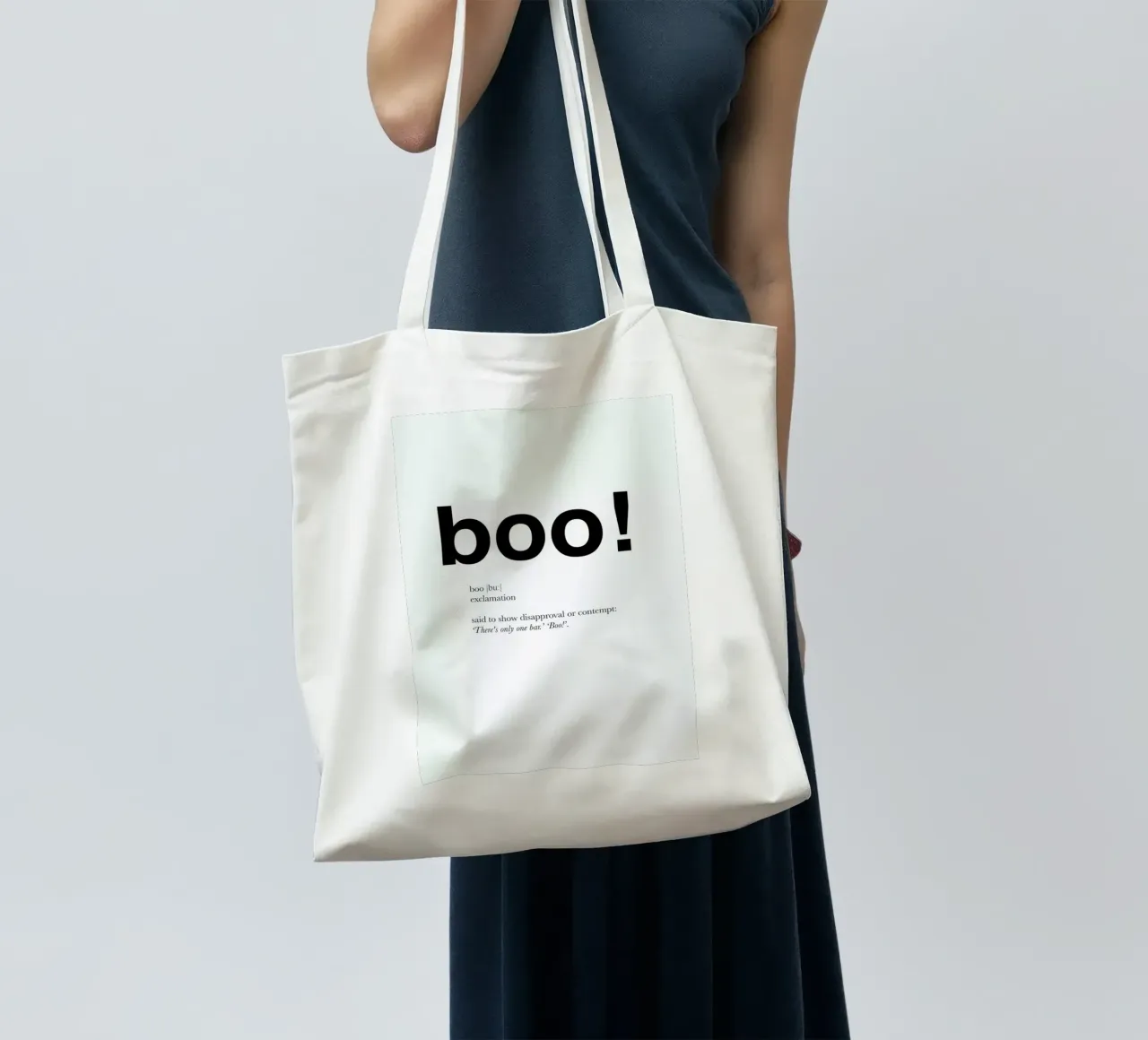The boo interjection borsa in juta da Matěj Kašpar Jirásek