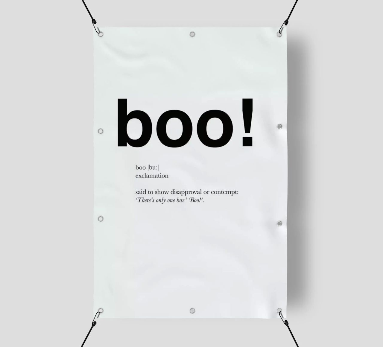 The boo interjection telo in pvc da Matěj Kašpar Jirásek