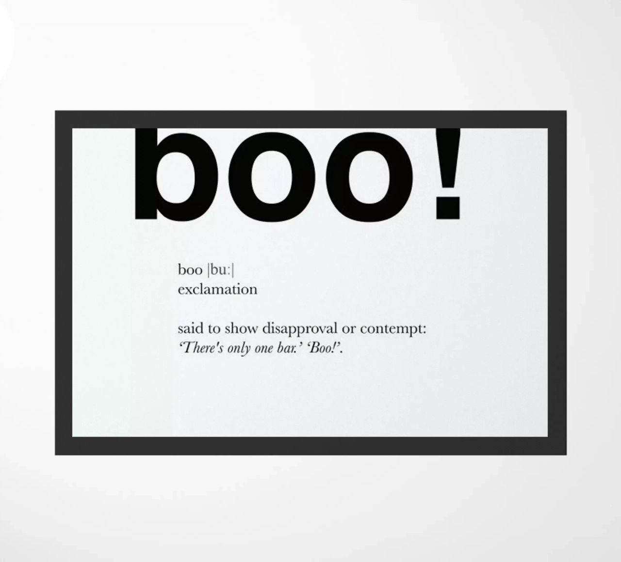 The boo interjection zerbino da Matěj Kašpar Jirásek