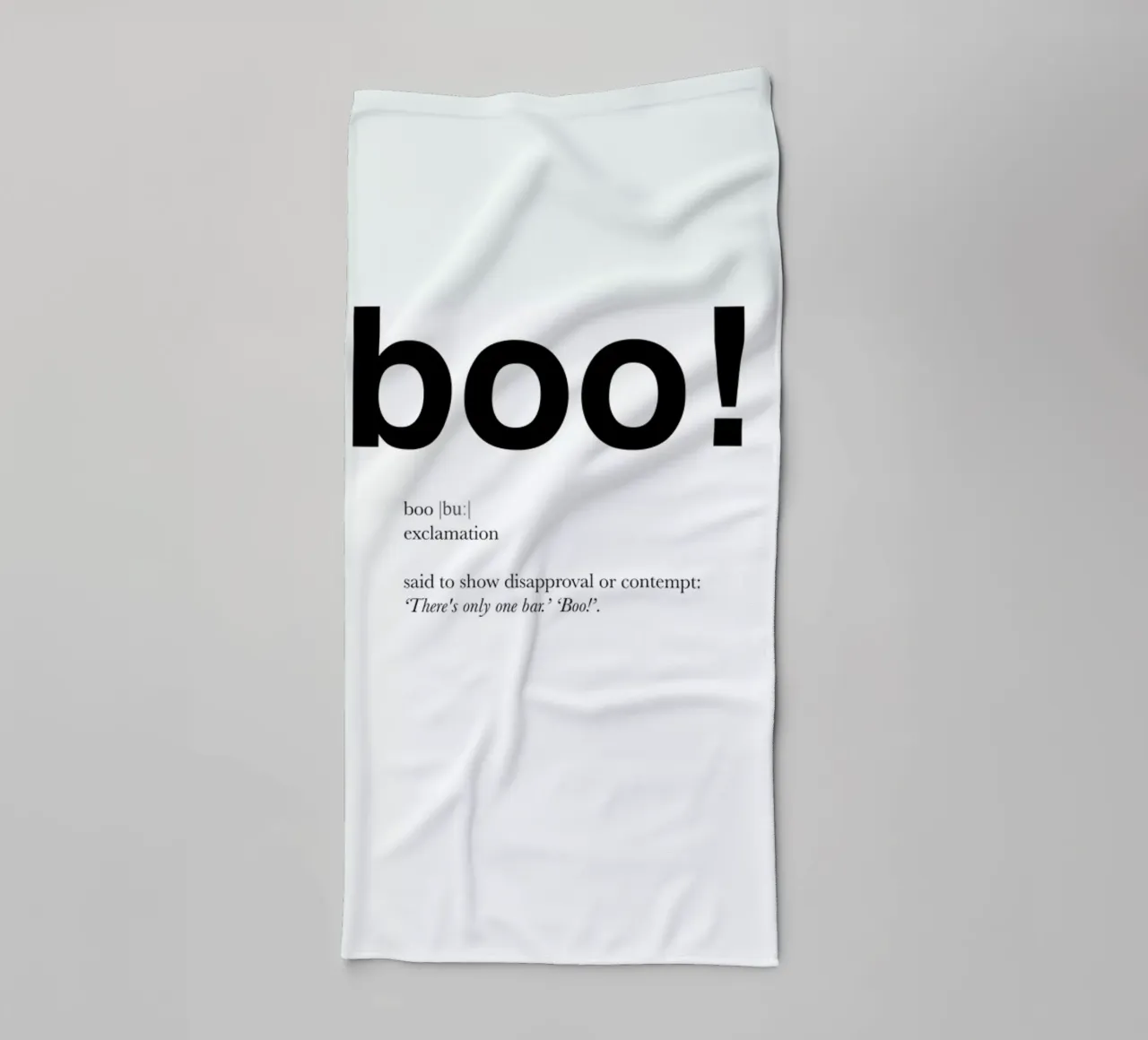 The boo interjection asciugamano da bagno da Matěj Kašpar Jirásek