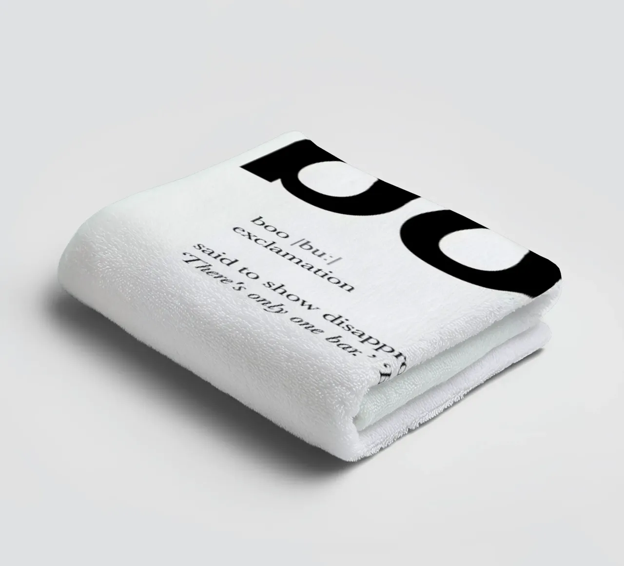 The boo interjection asciugamano da bagno da Matěj Kašpar Jirásek