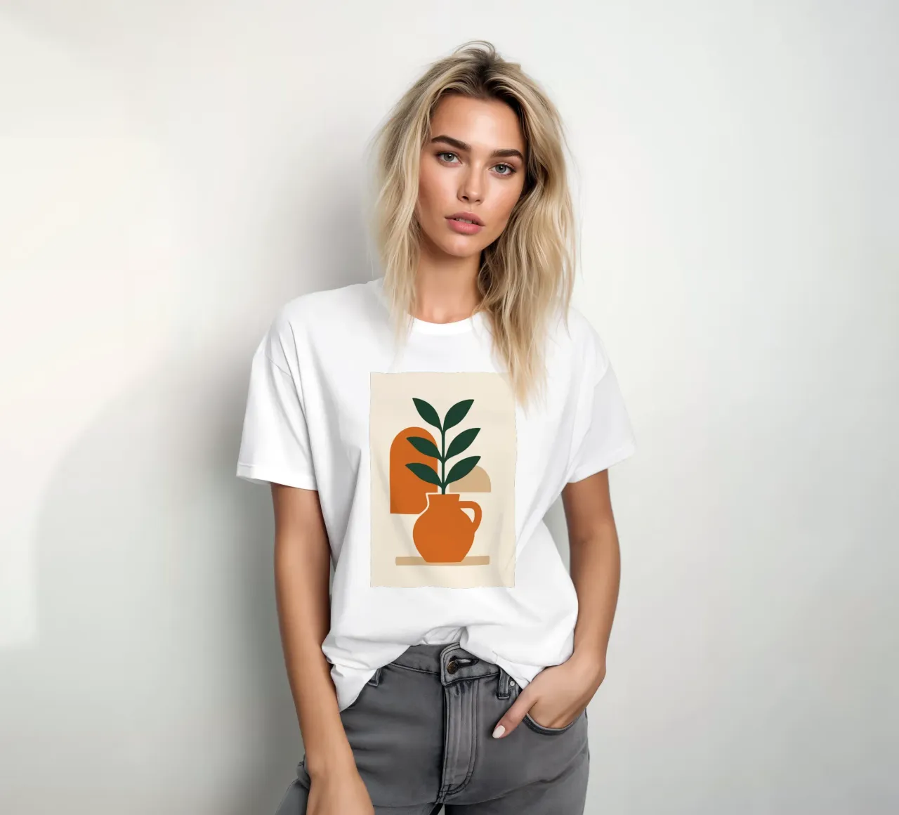 boho abstract flowers 2 t-shirt da LisaArtes