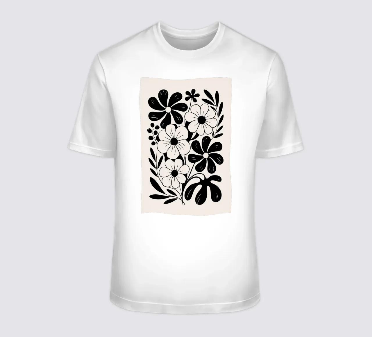 boho abstract flowers t-shirt da LisaArtes