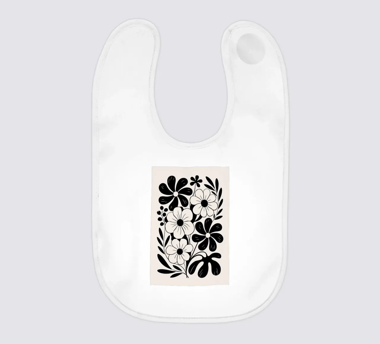boho abstract flowers bavaglino da LisaArtes