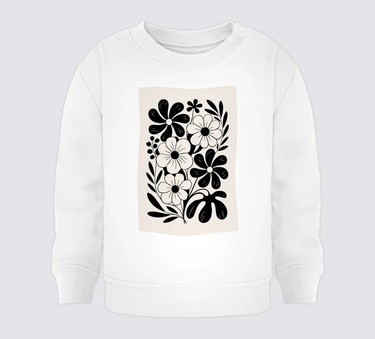 boho abstract flowers felpa neonato da LisaArtes