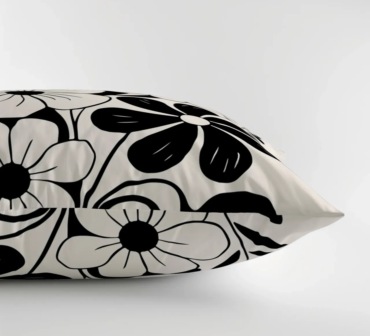 boho abstract flowers cuscino da LisaArtes
