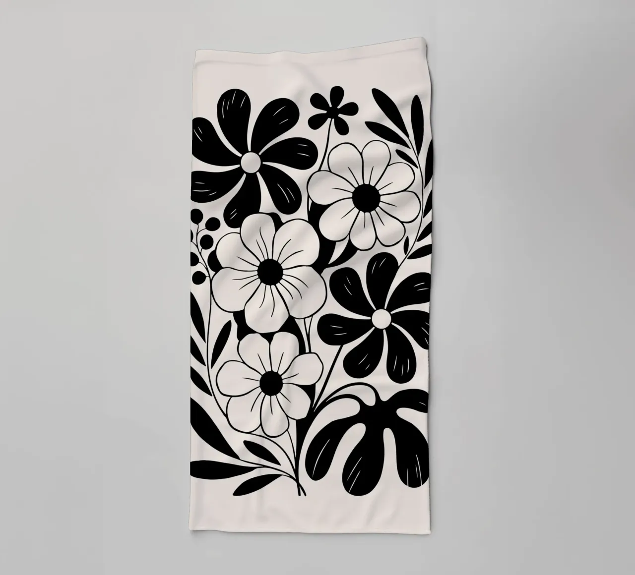 boho abstract flowers asciugamano da bagno da LisaArtes