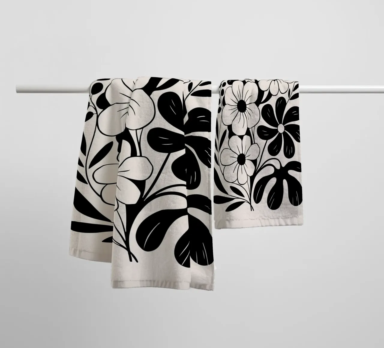 boho abstract flowers asciugamano da bagno da LisaArtes