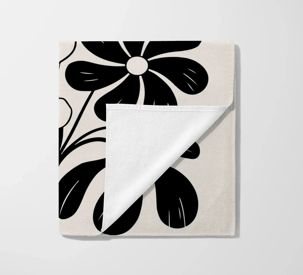 boho abstract flowers telo mare da LisaArtes