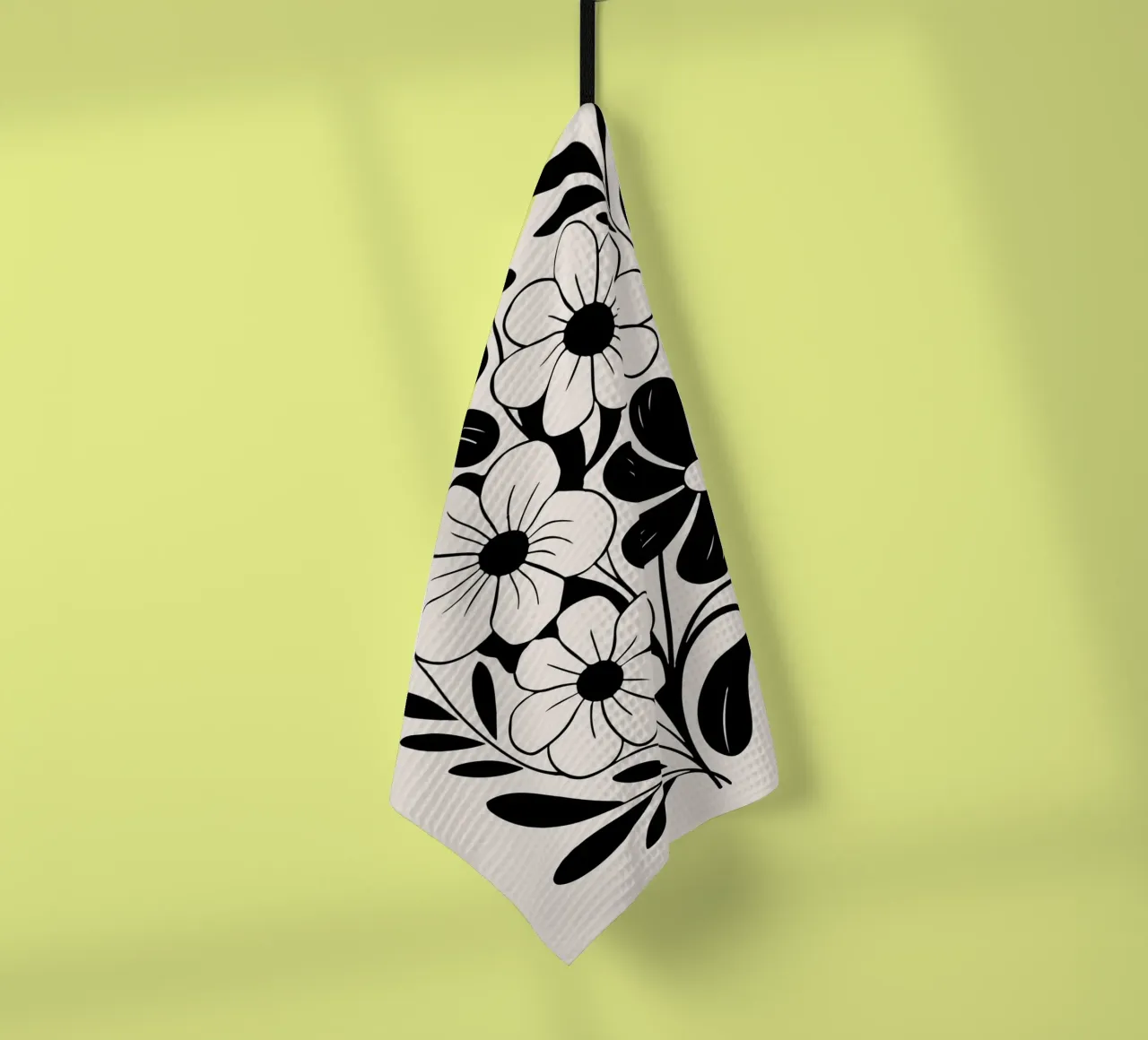 boho abstract flowers canovaccio da cucina da LisaArtes
