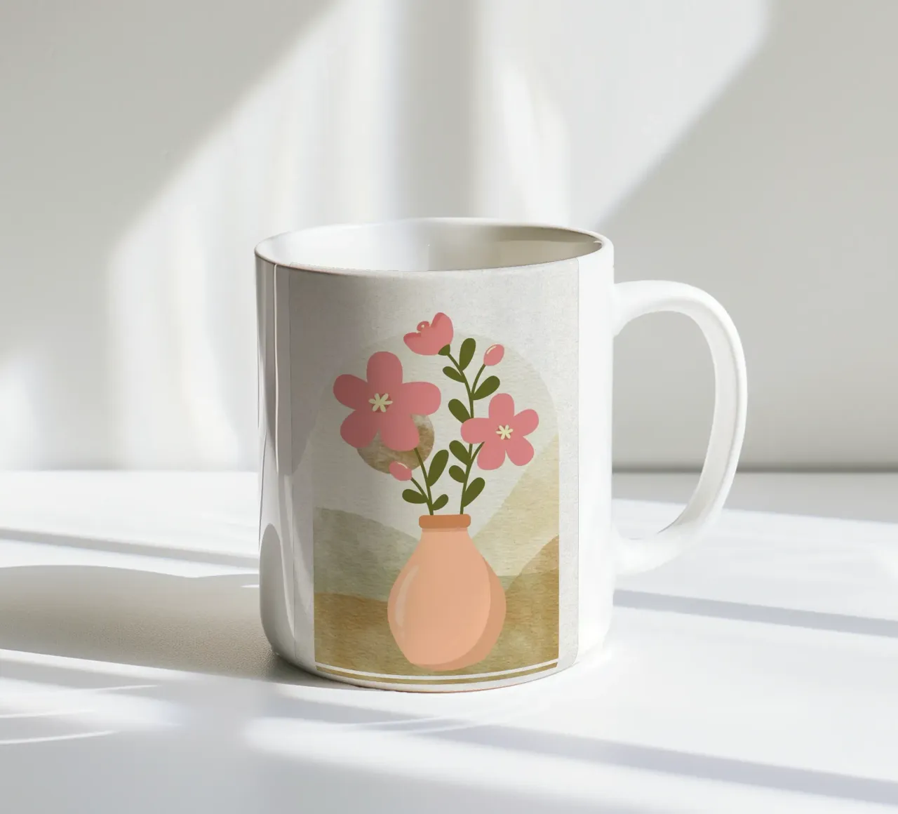 vaso di fiori tazza in ceramica da Jonathan R NASH