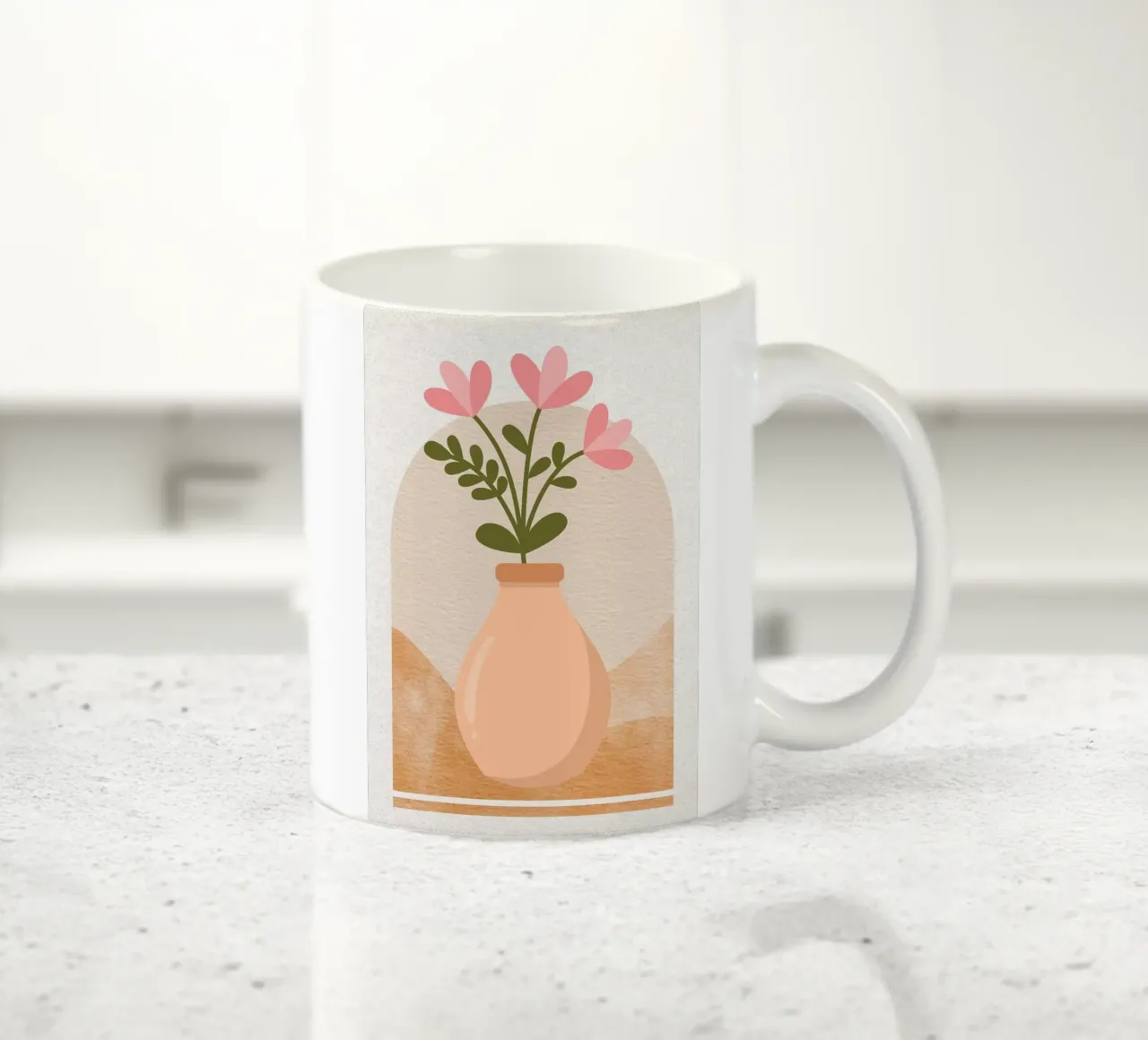 vaso di fiori tazza in ceramica da Jonathan R NASH