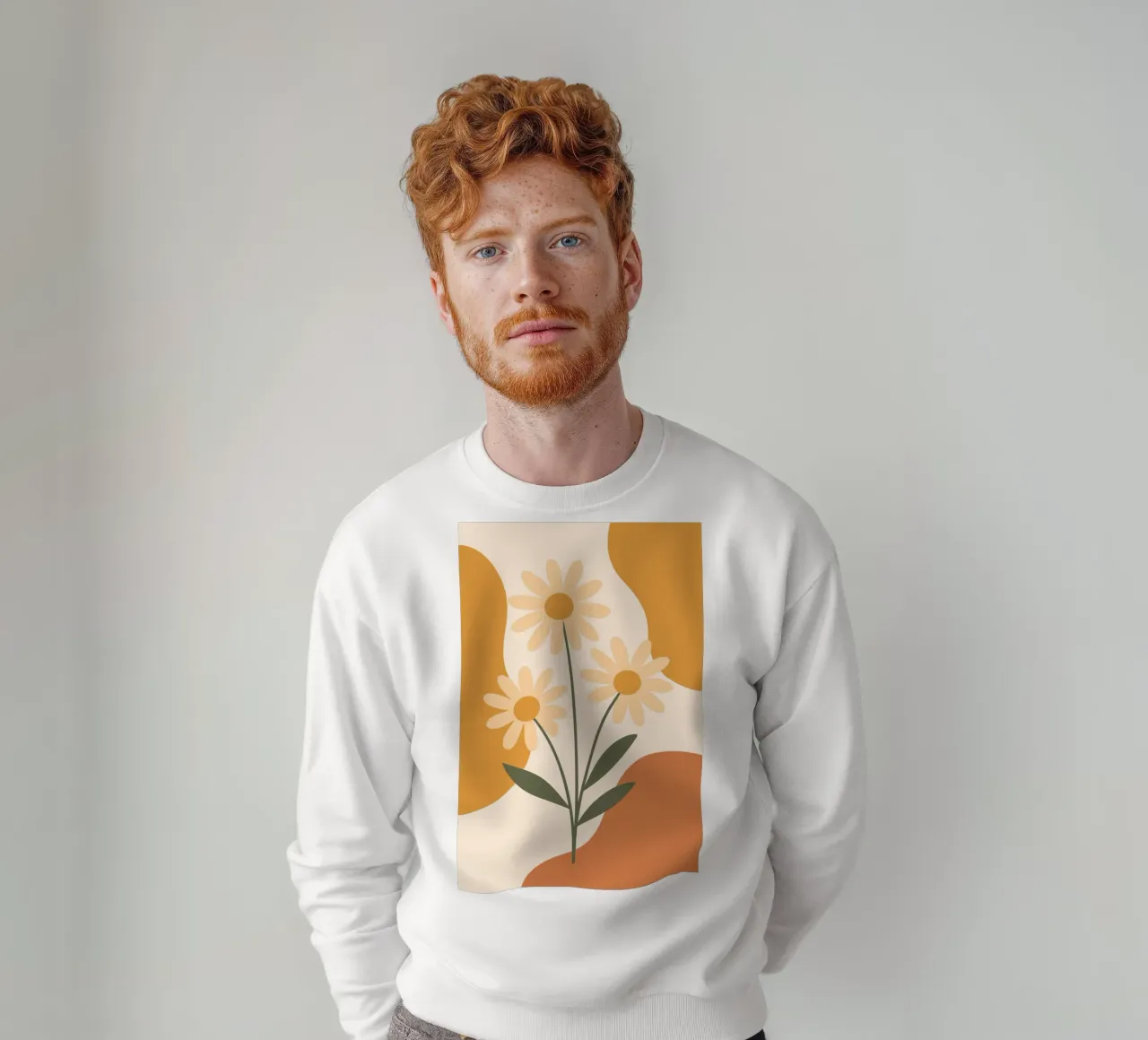 Daisy Bouquet Minimalist felpa da LisaArtes