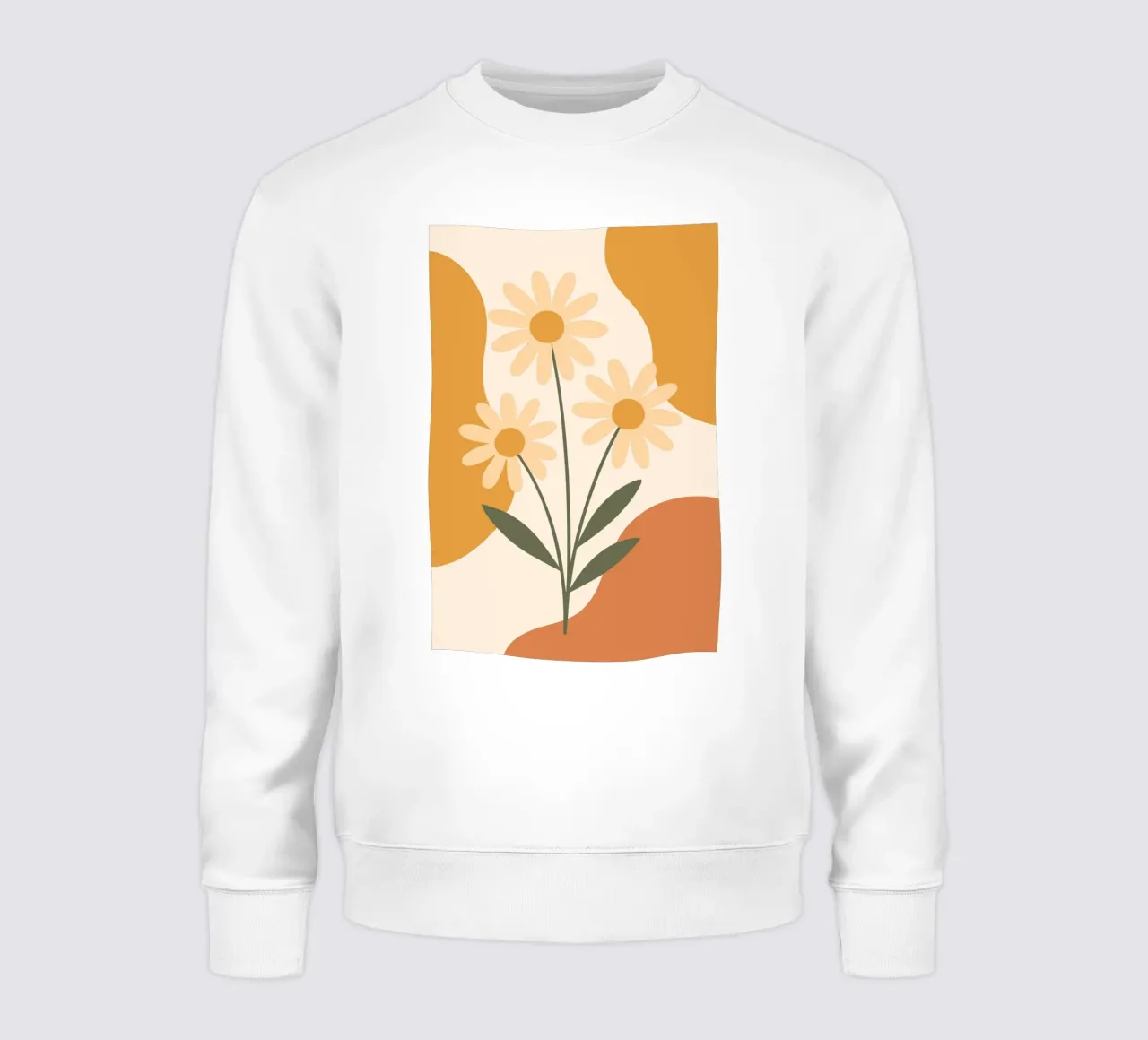 Daisy Bouquet Minimalist felpa da LisaArtes