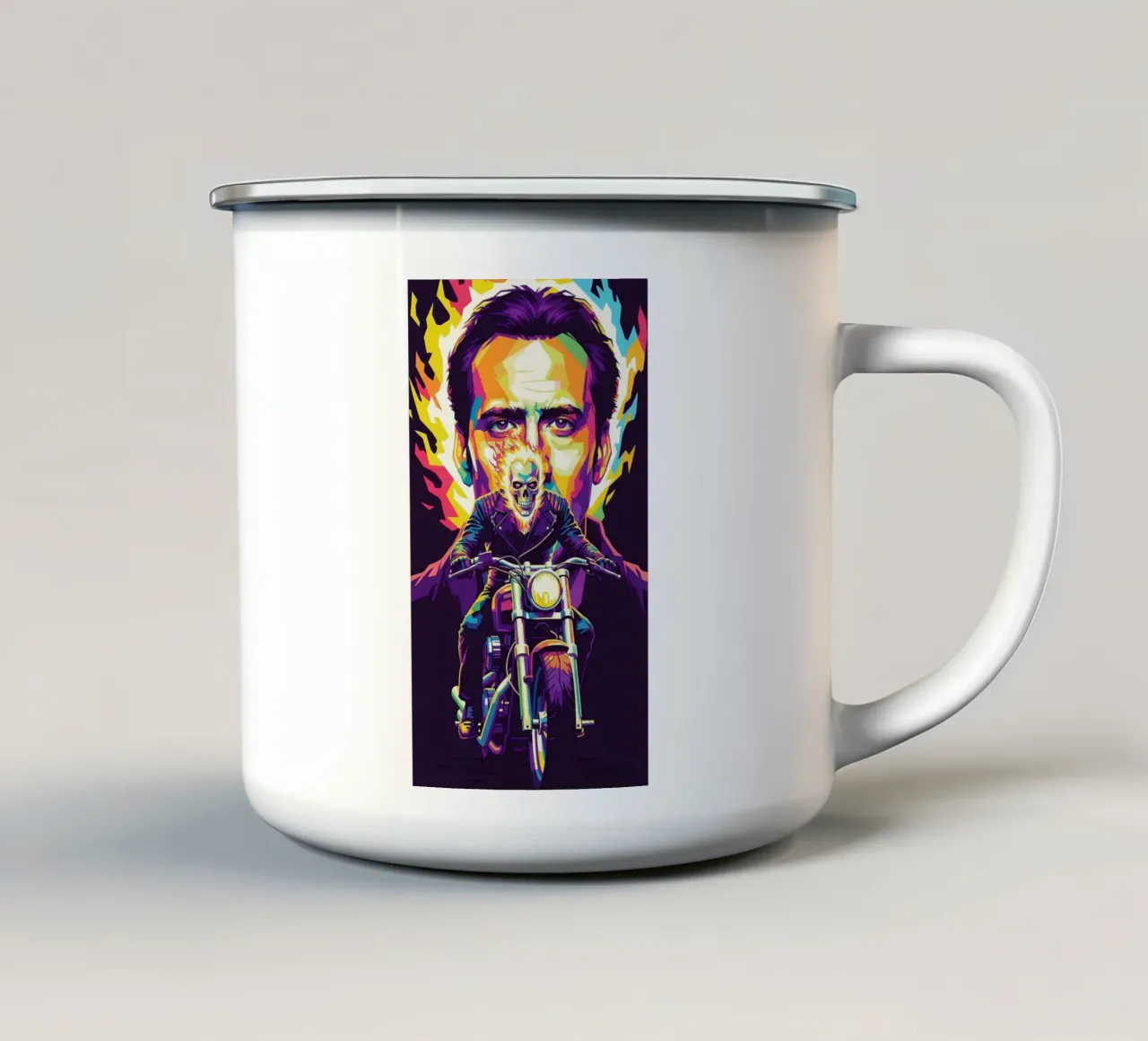 Ghost Rider - , Nicolas Cage #1 tazza in smalto da Hantamrata