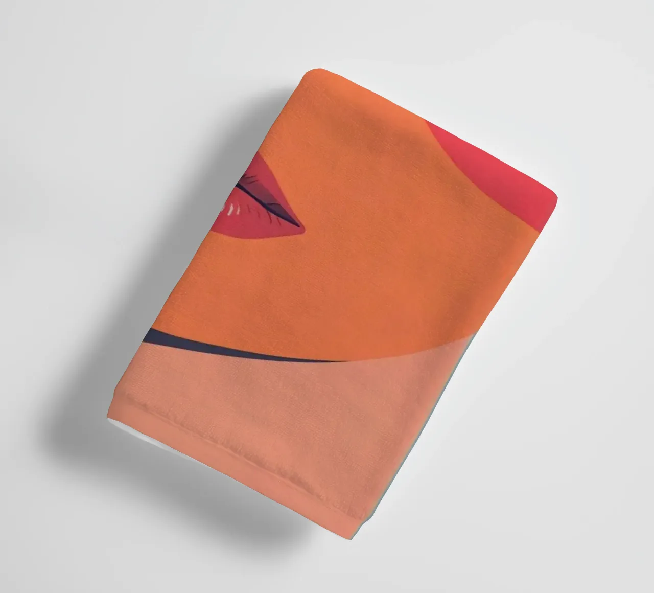 Volto di donna con forme geometriche asciugamano da bagno da DesignDoodle