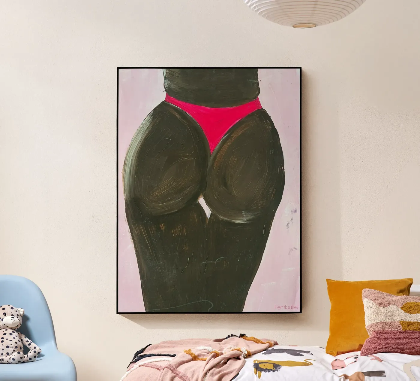 Barbie acrylic glass by Femlouise.illustrations