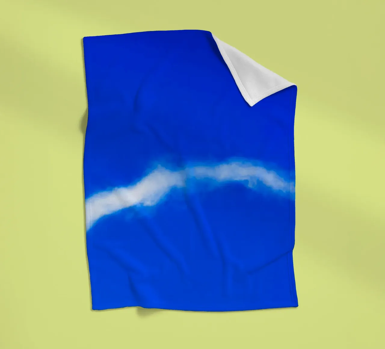 Blue | Cloud Fleecedecke von Tal Paz-Fridman