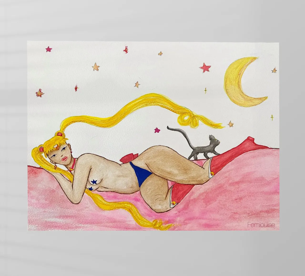 All grown up - Sailor Moon pellicola backlit da Femlouise.illustrations