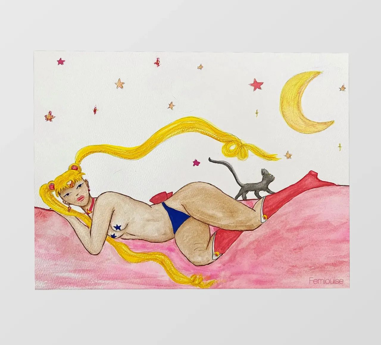All grown up - Sailor Moon pellicola backlit da Femlouise.illustrations