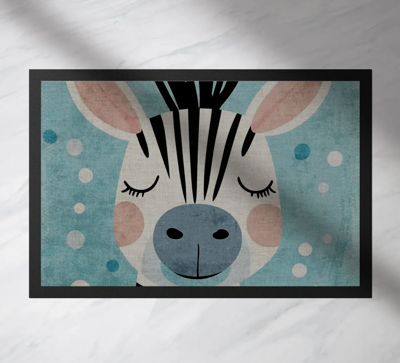 zebra dier deurmat van Courtney Ohling