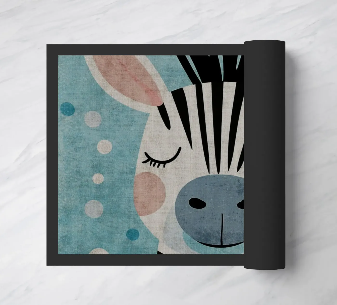 zebra dier deurmat van Courtney Ohling