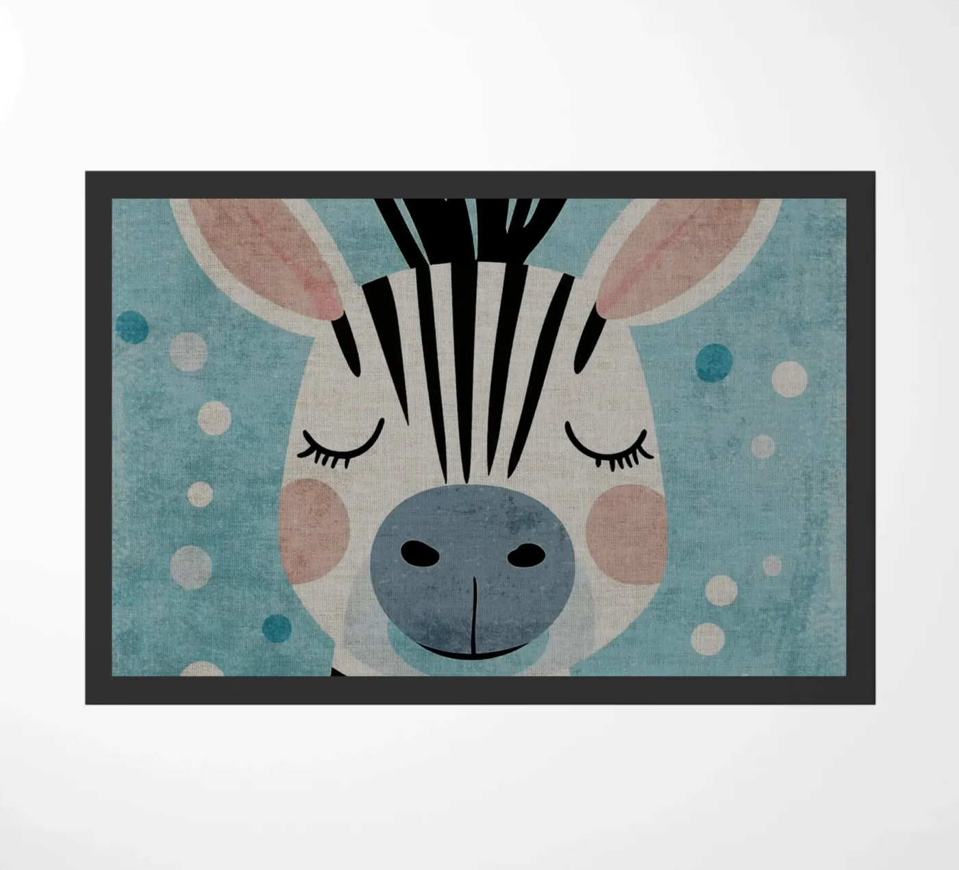 zebra dier deurmat van Courtney Ohling