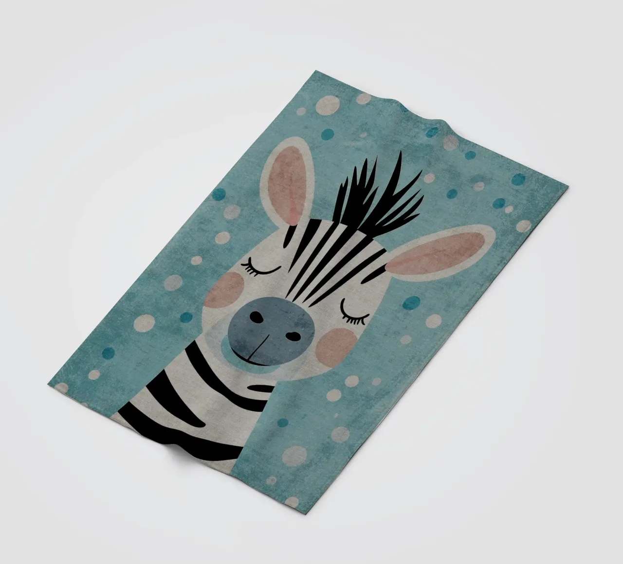 animale zebra coperta in pile da Courtney Ohling