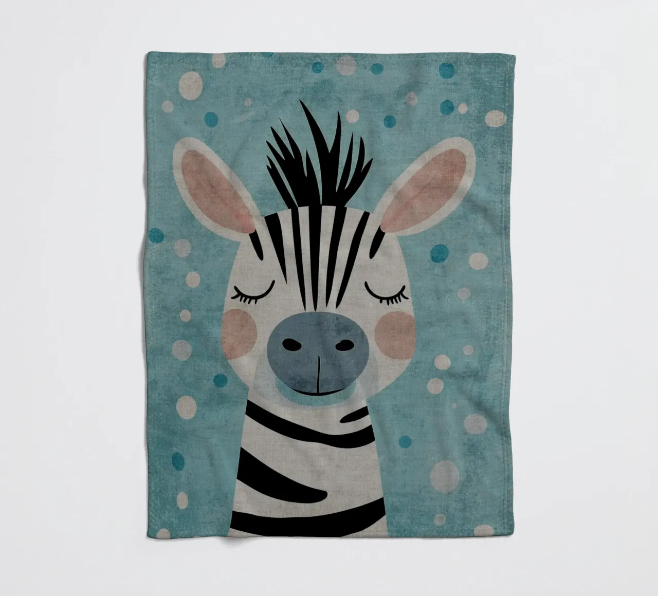 animale zebra coperta in pile da Courtney Ohling