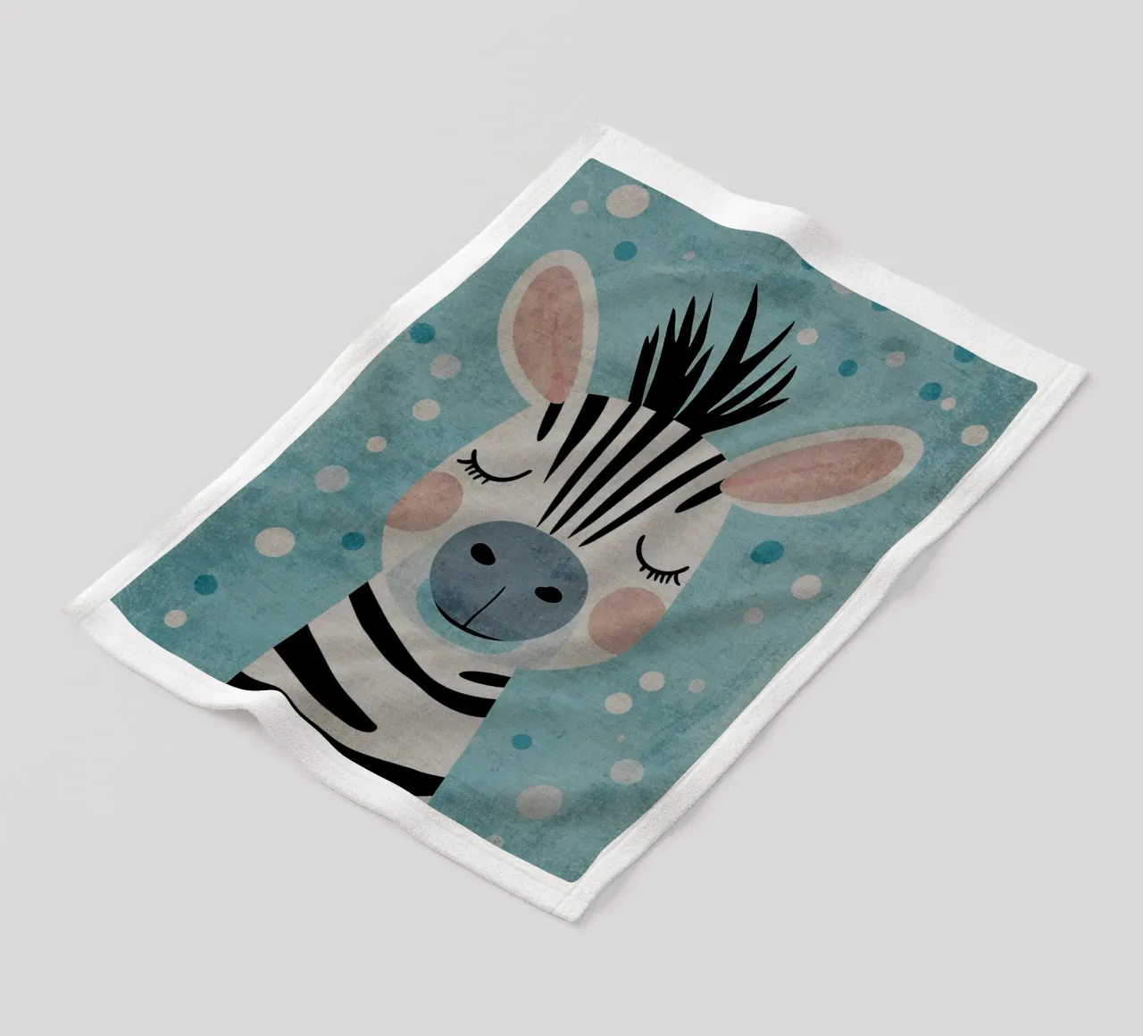 animale zebra coperta in pile da Courtney Ohling