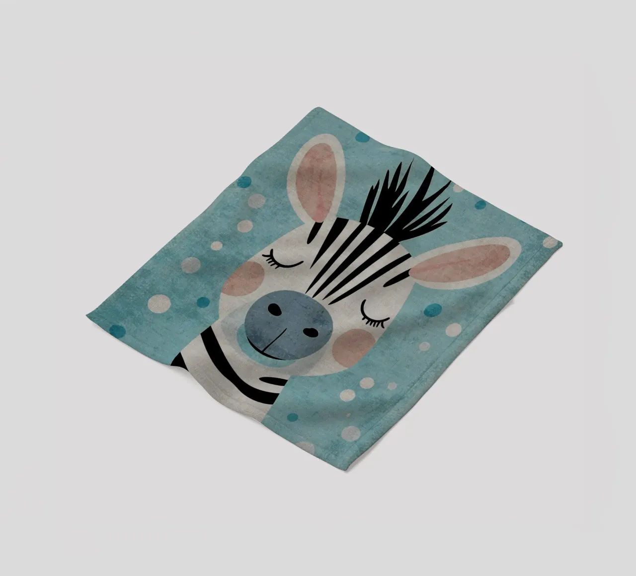 animale zebra coperta in pile da Courtney Ohling
