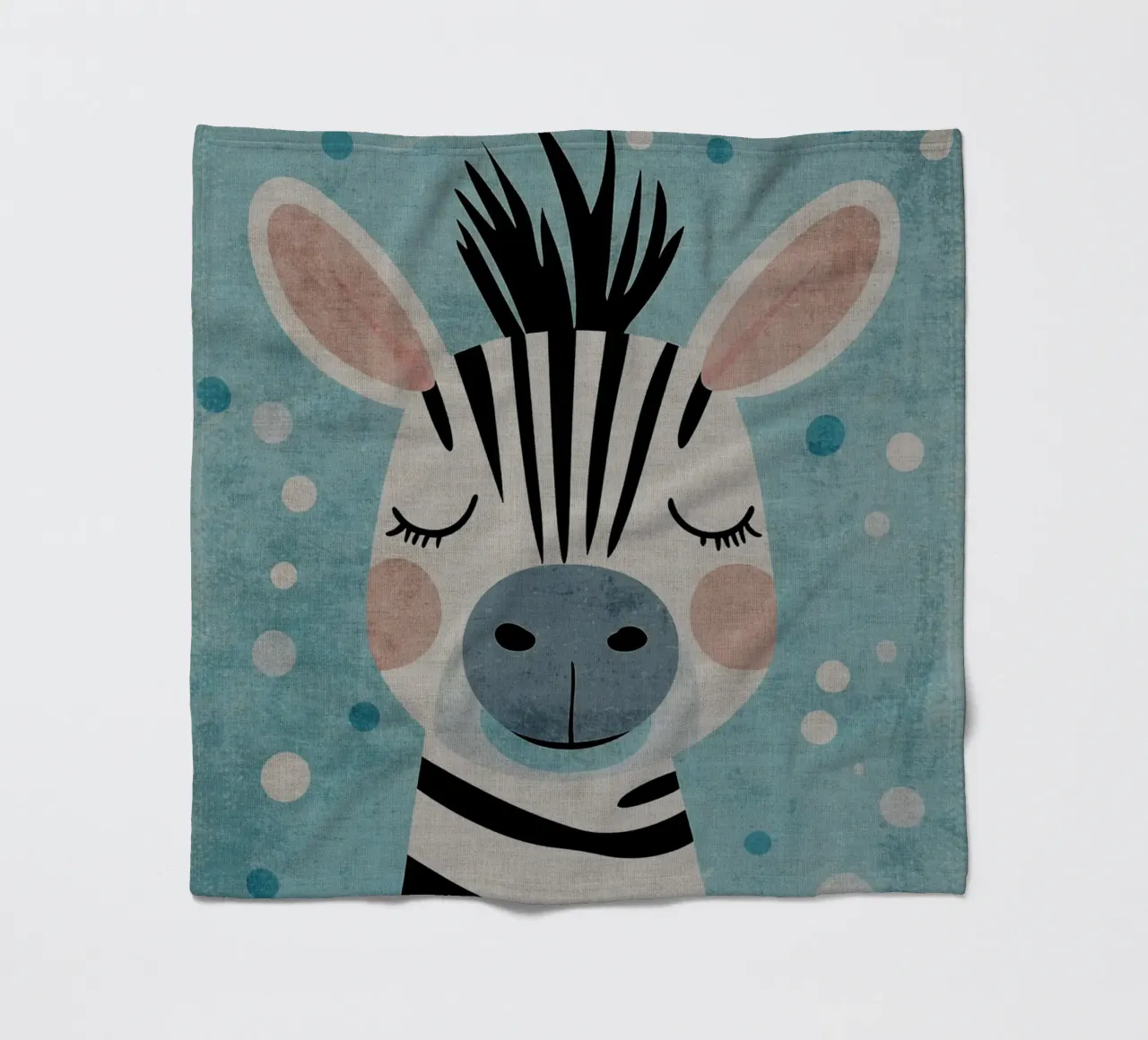 animale zebra coperta in pile da Courtney Ohling