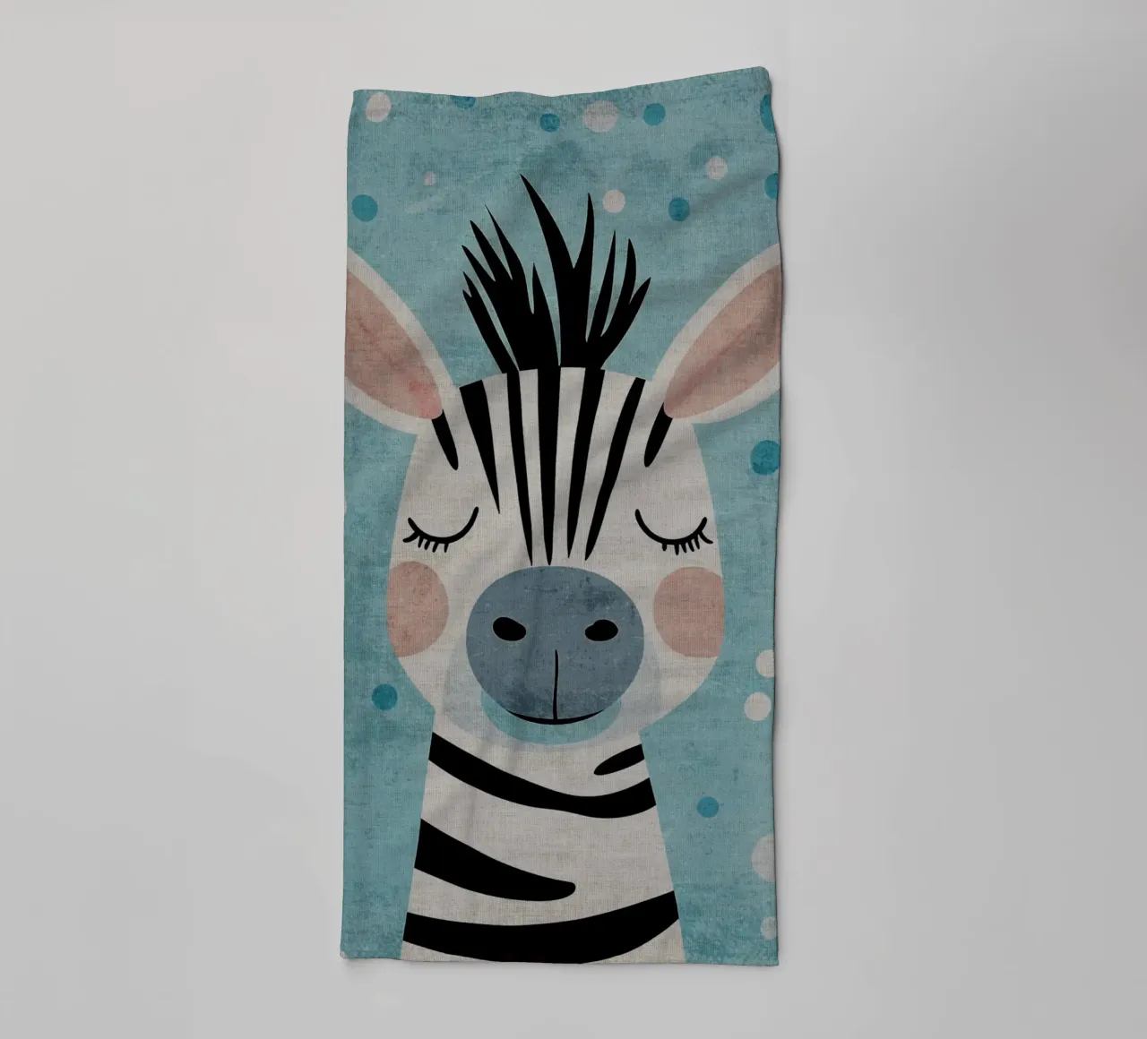 animale zebra asciugamano da bagno da Courtney Ohling
