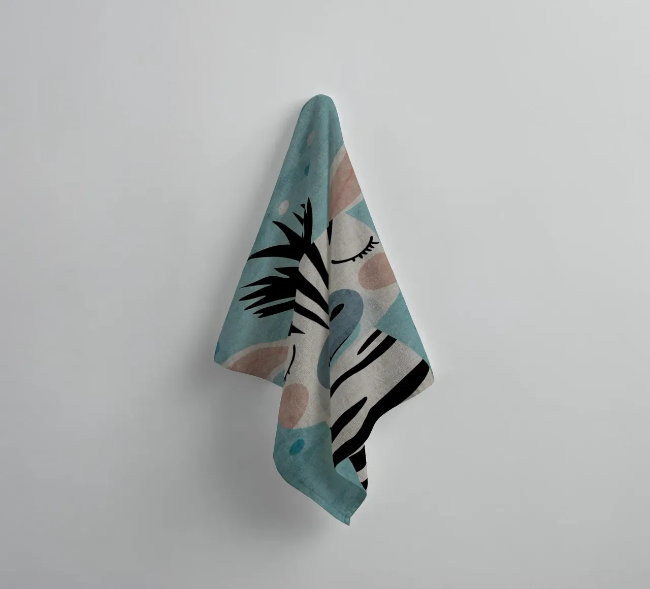 animale zebra asciugamano da bagno da Courtney Ohling