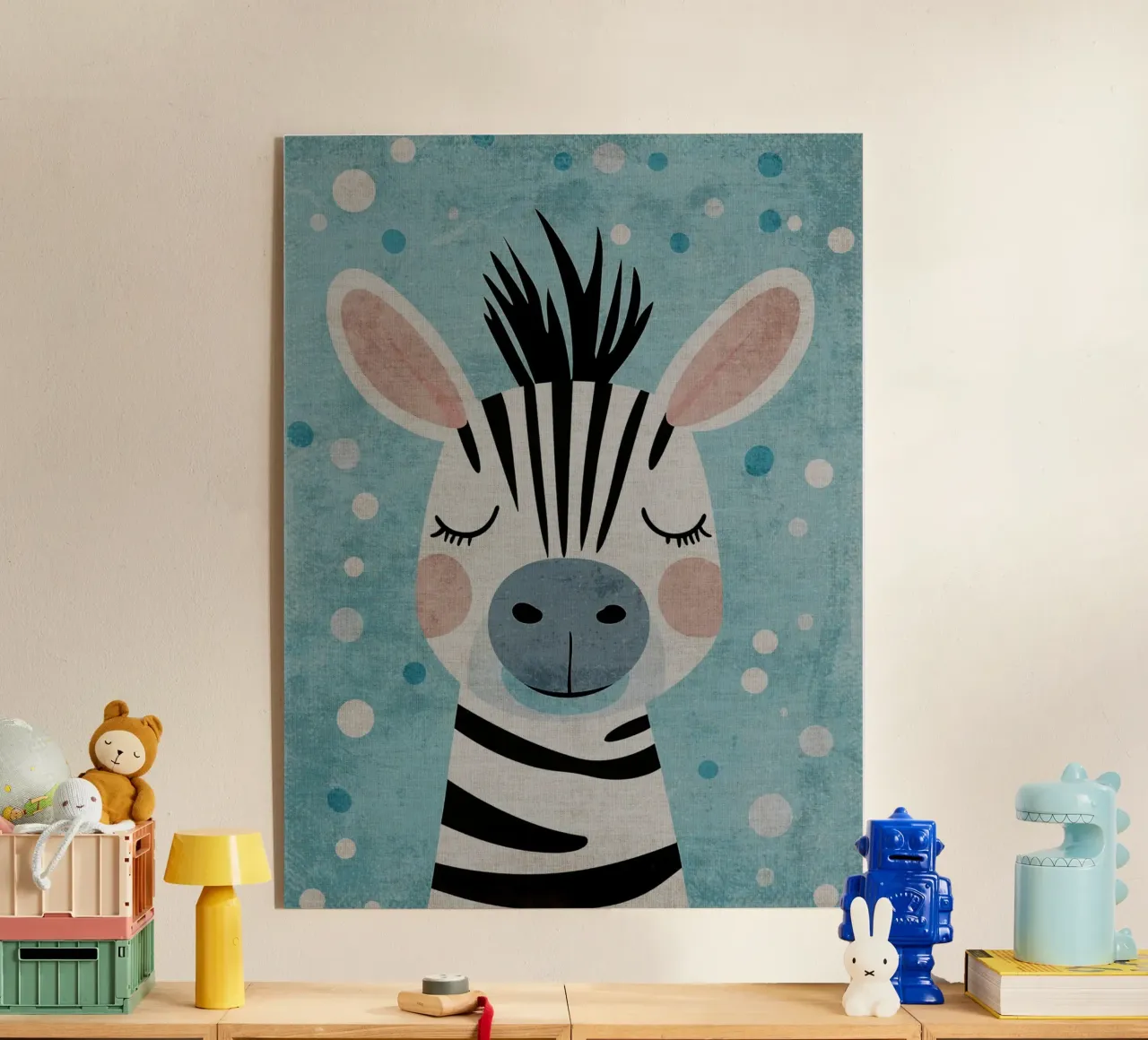animale zebra plexiglass da Courtney Ohling